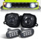 Archaic Seitenma+rkierungsleuchten und Blinker für Suzuki Jimny JB64 JB74 Sierra 2018–2023, Blinker mit weißem Lauflicht, Canbus-fehlerfrei