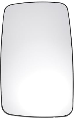 A ABSOPRO Retrovisor Izquierdo Calefactado Para Mercedes Sprinter 95-06 | Para Vw Lt 96-99, Cristal Real, Blanco, Calefactado Convexo, 25.6Cm, Oe A00181105331, 2 Pines, 1Pc