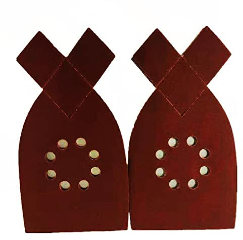 30pcs 240 Grit Large Mouse Detail Sander Sandpaper 8 Holes Hook and Loop Mouse Sander Pads for Black and Decker KA220G KA230 Mouse Sanders Mega Mouse Cyclon Sandstorm Craftsman