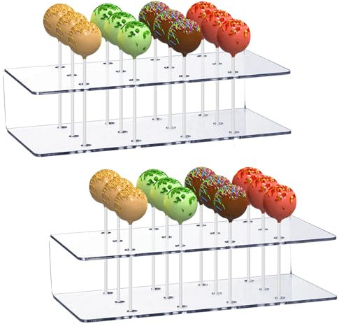 Lollipop Ständer 12 Löcher Klar Lutscher Halter Cake Pop Ständer für Hochzeiten Geburtstagsfeiern Babyparties