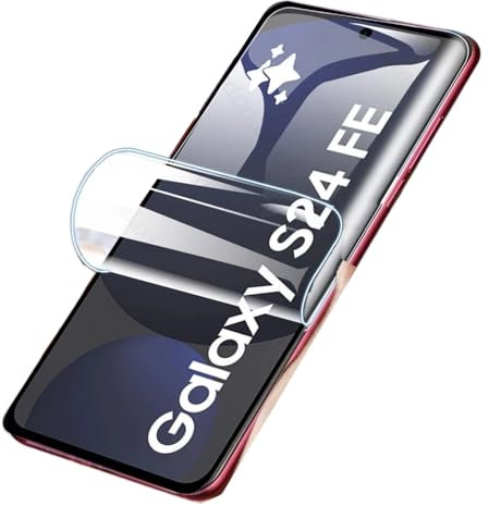 2 pcs Film hydrogel pour Samsung Galaxy S24 FE 5G 6.7 Haute Sensibilité film Flexible TPU Protecteurs d'écran Antidéflagrants Pas de Verre Trempé