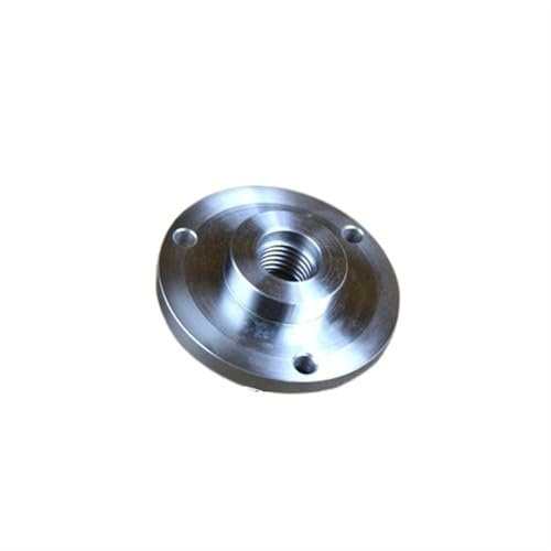 YXYFA Flansch-Rückplatte 1 Zoll x 8 TPI/M33 x 3,5/M18, 80/100/125 mm Holzdrehmaschine Frontplatte Metallfutter, Spindelgewinde-Adapter 1 Stück(125MM X M33 X 3.5)