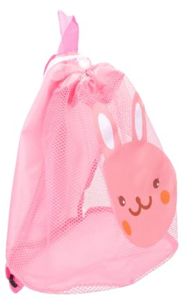 ifundom Mesh Strandtasche Für Kinder Mit Kordelzug Sandspielzeug Tasche Leichtgewichtige Aufbewahrungstasche Für Strandspielzeug Und Schwimmausrüstung Atmungsaktiv Und Schnell Trocknend