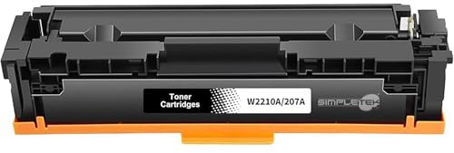 SIMPLETEK - Toner Schwarz ohne Chip W2210A 207A Kompatibel mit HP Kompatibel mit Canon M255 M282 M283 M155 M182 M183 M454 M470 M479 M455 M480 LBP 664CX 662C 746CX 7444 C 743