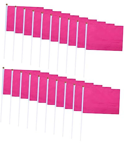 COOPHYA 100 Pezzi Bandierine Quadrate da Sventolare Decorazioni per Celebrazioni Facili da Portare e Leggere per Decorazioni Compleanno