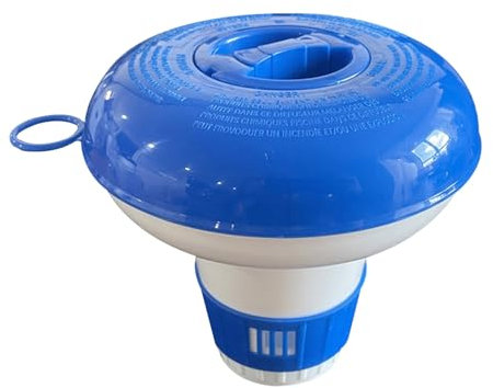 Chlorine Dispenser, 5 Inch Pool Chlorine Floater, Durable Floating Chlorines Tablet Dispenser for Hot Tub, Multifunction Paddling Pool Cleaner Tablet Floater, for Pools Accessories