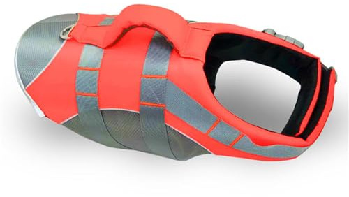 Verstellbare Schwimmweste für Hunde mit hohem Auftrieb, Schwimmhilfe, Schwimmhilfe, Schwimmhilfe, Schwimmhilfe, Rettungsgriff, Bootfahren, Hundeweste