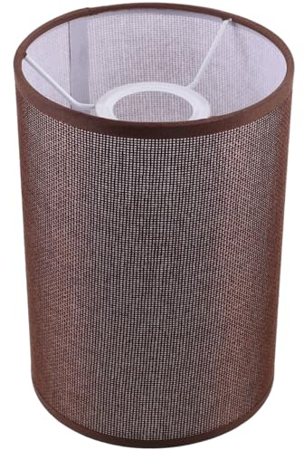 ULTECHNOVO Abat-Jour Décoratif Rond Pour Lampe De Table Et Lampadaire Douille E27 Style Simple Pour Chambre Salon Bureau 14.00 X 14.00 X 20.00 cm