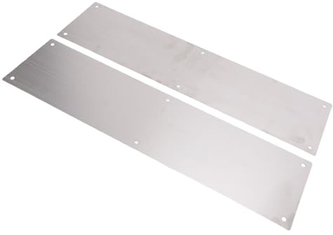 Odorkle Self Adhesive Stainless Steel Door Plate for Door Bottom Interior Exterior Front External Protector