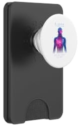 A Look into the Future Futuristische Cyborg SciFi Design PopSockets PopWallet für MagSafe
