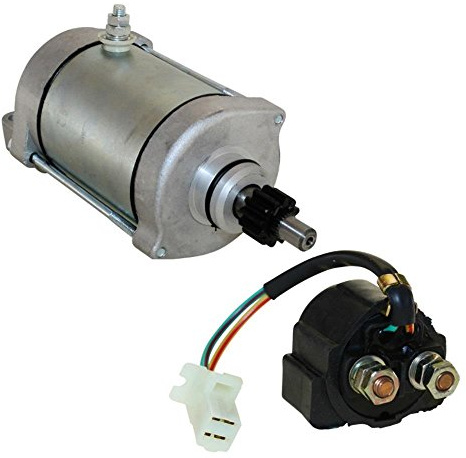 Citomerx Anlasser + Relais Set | Passend für Yamaha XT 600 und XTZ 660 Tenere, Starterrelais, Anlassermotor, E-Starter, Elektrostarter, Magnetschalter