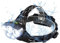 SHAMS - Linterna frontal LED recargable con 5 LED CREE XML-T6, varios modos de iluminación, con cargador y 2 baterías, resistente al agua, antigolpes