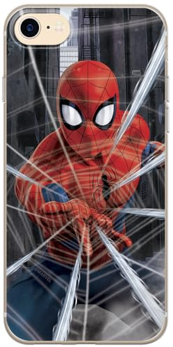 ERT GROUP mobile phone case for Apple Iphone 7/8/ SE 2/ SE 3 original and officially Licensed Marvel pattern Spider Man 008 optimally adapted to the shape of the mobile phone, case made of TPU