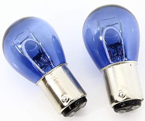 rm-style 2 x BAY15D Lampe Glühbirne 12V blau 21 5 Watt Xenon weiß Standlicht Tagfahrlicht
