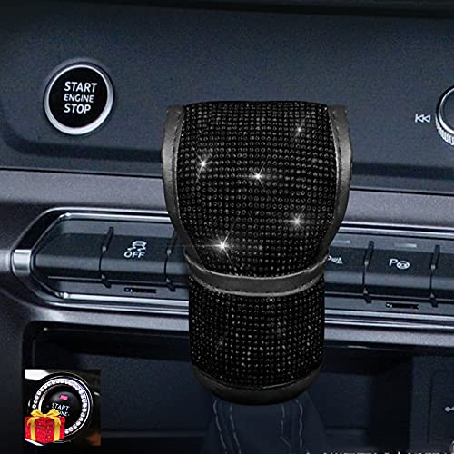 Bling Auto Shift Gear Cover mit Kristall-Glitzer-Strasssteinen für Mädchen