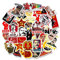 Ruluti 50pcs / Mixed Sowjetunion Stalin UDSSR CCCP Het Aufkleber Skateboard Gepäck Laptop Gitarre Lustige Graffiti Retro Aufkleber Einpacken