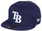 New Era Tampa Bay Rays MLB Cap 59Fifty Basecap Baseball Kappe Blau - 7 3/8-59cm (L)