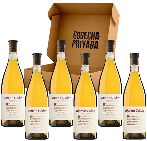 Martin Codax Albariño - Envio 24 h - Caja Regalo 6 botellas - Seleccionado y enviado en caja reforzada de Cosecha Privada