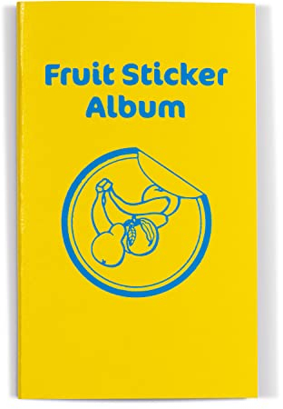 Leuchtturm 366080 Album di Adesivi di Frutta - Album per 900 Adesivi di Frutta con Custodia Strutturata - Giallo