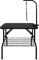 UISEBRT Trimmtisch für hunde - Hundepflegetisch Tierpflegetisch Hundefriseur Tisch mit Höhenverstellbarem Galgen, Badetisch bis 60KG belastbar für Hund und Katze, 80.5 x 46 x 76 cm