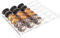 Coffee Pod Drawer, Coffee Pod Holder Compatible with Nespresso Vertuo Vertuoline, Capsules Drawer Insert Holds 25 Pods, Home Kitchen Counter Coffee Capsule Storage Tray, Clear