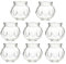 jojomis Chinesisches Acupoint Glas-Schröpf-Set, Vakuum-Schröpfausrüstung, flache Oberseite, Glas-Schröpfgläser für Feuerschröpf- und Gleittechnik – Nr. 5