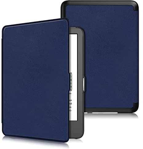 Flyorigin Funda para Kindle Voyage (2014 lanzado) Estuche de Cuero PU para Kindle Voyage Smart Sleep/Wake Cubierta Protectora