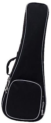Surwin Ukulelentasche 21 '' 23 '' 26'' Ukulele Case Bag für Sopran Konzert Tenor, Tragbare Ukulelen Tasche Rucksack Aufbewahrung Soft Case Verstellbarem Schultergurt (26 Zoll,Schwarz)