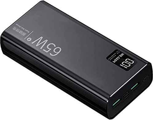 Charge Rapide Batterie Externe Chargeur Portable 65W 50000Mah Power Bank, PD 20W QC3.0 Batterie Externe À Charge Rapide avec Affichage LED, Chargeur d'alimentation d'urgence pour Téléphone