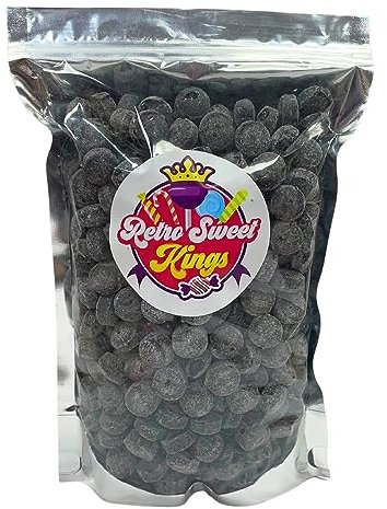 Kopp Kops Aniseed Liquorice Chewy Sweets 1kg Bag