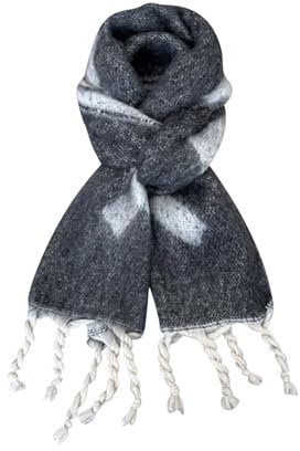 HANXIULIN Schal Damen Frauen Herbst Winter Elegant Drucken Dreieckstuch Vintage Wintertuch Mode Warme Schal