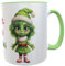 Kilala Weihnachtstasse mit Motiv Mädchen, Kaffeebecher mit lustigem Spruch, Weihnachtsmuffel Kaffeetasse, Glühweinbecher als Wichtelgeschenk oder zu Weihnachten