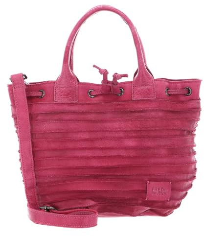 FredsBruder Little Fat Friend Riffel Umhängetasche pink