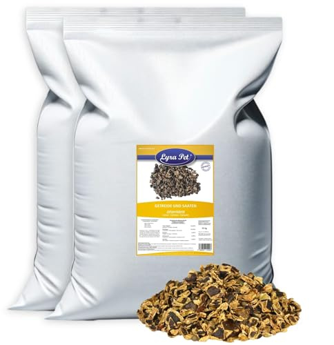 Lyra Pet® 20 kg Johannisbrot Ergänzungsfutter für Wildvögel & Kleinnager | Reich an Ballaststoffen, Vitaminen & Proteinen - Nährstoffreiches, ganzjähriges Vogelfutter - Ideal für Streufutter