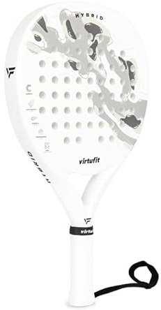 VirtuFit Hybrid Padel Raqueta - Blanco - Gris