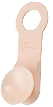 siduytin Pack of 2 Toilet Seat Lifter Suction Cup Closestool Lid Lift Handle Reusable Lifting Holder Removable Washable, Light Pink