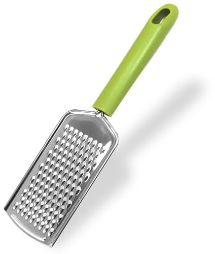 Fackelmann Grattugia da tavola con manico in plastica riciclata certificata GRS, materiale parte funzionale in acciaio inox, dimensioni 25 x 5.5 x 1.5 cm