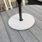 Lazy Susan - Garden Parasol - Acrylic, Turntable Serving Plates Graphite Grey Standard 32cm / 5.4cm hole