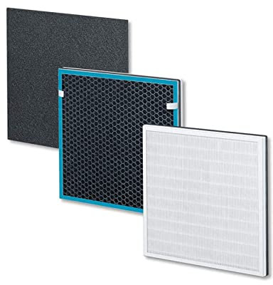 Sparesbarn Filter kompatibel mit Beurer LR 210, LR 200 Luftreiniger, Nachkaufset 660.04, H13, Aktivkohlefilter, Vorfilter, dreischichtiges Filtersystem