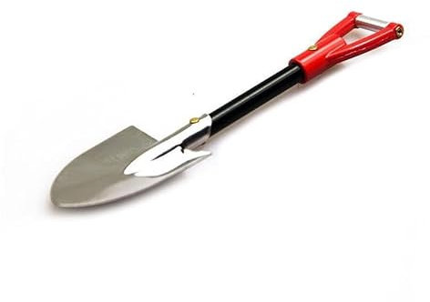 KUENCE Mini Pelle de décoration en métal, pièces d'humeur for Voiture sur chenilles 1/10 RC TRX4 Defender Bronco G500 for Axial SCX10 II 90046 RC4WD D90 Traxxas