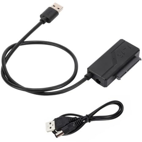 Universals Externer Festplattenadapter mit dediziertem Stromkabel für 8,9 cm (3,5 Zoll) SATAIII-Festplatten, mehrere kompatible Lesegeräte