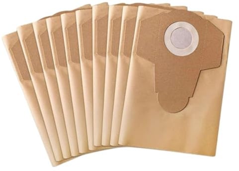 Sacs For Aspirateur Eau Et Poussière 20L/15L/30L Les Modèles, Compatibles Avec Einhell, 1820 S, 2340 SA Et 1250S.(10pcs)