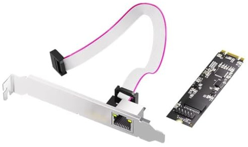 Zolynx Tarjeta de Red por Cable RTL8126 Tarjeta de Red 5G Conversión de Clave A Tarjeta de Red RTL8126