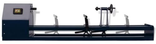 Tour à bois 1000 mm 400 W moteur puissant, mandrin et broche réglables, établi robuste pour usinage précis, idéal pour atelier bricolage mécanique, pièces cylindriques en bois et métal