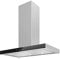 Teka DPL 1185 - Campana de Isla 110 cm, Aspiración Perimetral Contour, Mandos Touch Control, Motor de Doble Turbina EcoPower, 3 Velocidades + Intensiva, 4 Lámparas LED, Color Acero Inoxidable