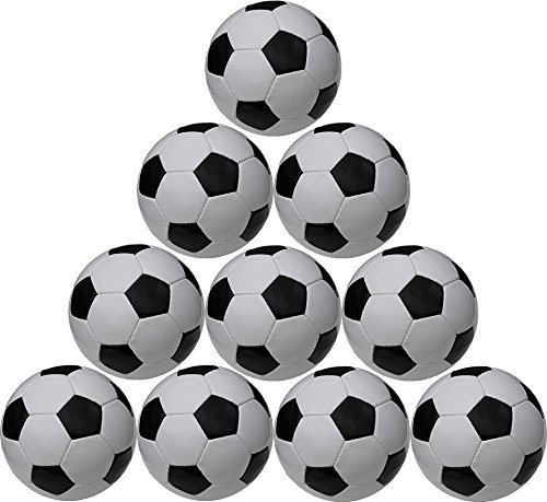 Boje Sport Ballpaket 10er Set - Fußball klassisch - Farbe: schwarz/weiß, Größe 5 - ohne Werbeaufdruck