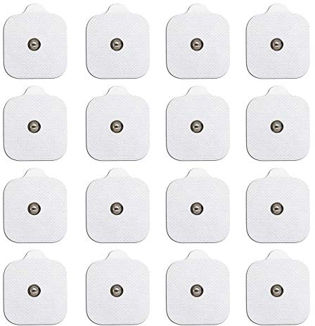 MED-FIT iStim 16 x 3,5 mm Stift TENS SELF Klebepads Größe 5 cm x 5 cm 2x 2 Med-Fit-Pads verwenden patentiertes Hydrogel für eine garantiert lange Lebensdauer