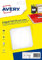 Avery ETE016s Packung mit 256 Etiketten, 35 x 49 mm, auf A5-Bogen, 10 Stück