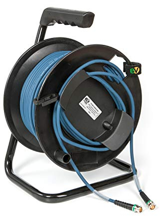 Emelec VíasCom R-SDI-3006A/050-50 m 4K-UHD 12G-SDI (0.8/3.75/6.0) Videokabel mit BNC 4K-UHD - einreihiger Leiter - Blau - Flexibles PVC
