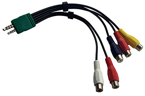 D52S - Cable adaptador de audio de vídeo AV (23 cm, componente para Samsung BN39-01154W y BN3901154W
